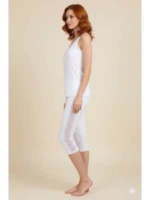 Şahinler Kadın Yanı Dantelli Tayt B890