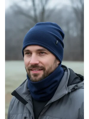 Yeni Sezon Unisex Sonbahar ve Kış için Polar Boyunluk Lacivert