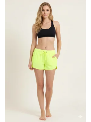 Düz Şort Neon Renkler