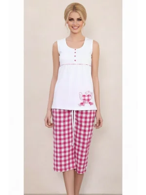 Şahinler Kadın Yazlık Düğmeli Pijama 21522