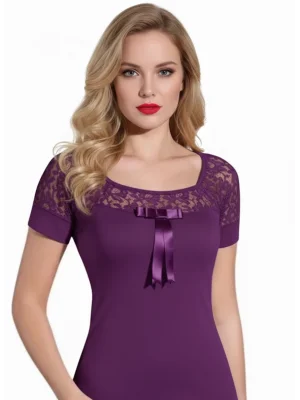 Şahinler Dantelli Kısa Kol Atlet B412