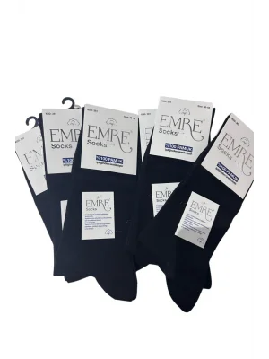 Emre Erkek Dikişsiz Çorap 100% Pamuk - 6 ADET