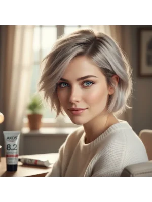 Akos 8.2 Açık Kumral Tüp Saç Boyası 60 ML+ Akos 20 Volüm Oksidan 60 ML