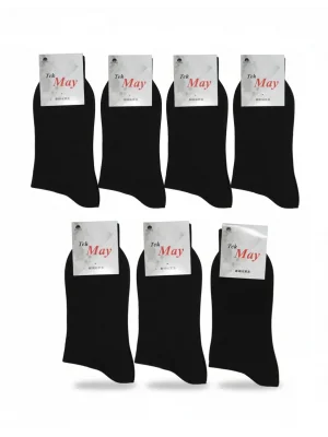 Ucuz Erkek Çorabı Siyah 6 Adet