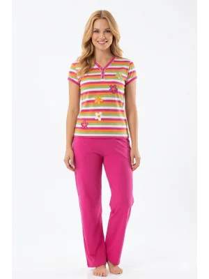 Şahinler Kadın Çizgili Pijama 21414