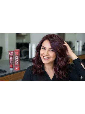 Akos Kadın için Akaju İrize Renk Saç Boyası 5.52