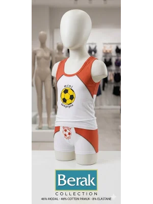 Berrak Baskılı Çocuk Takımı Elastan 1513