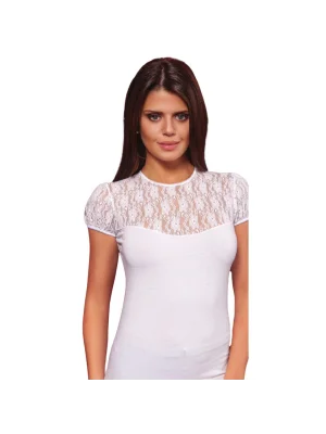 8017 WOMENS BICYCLE COLLAR SHORT SLEEVE ELASTANE