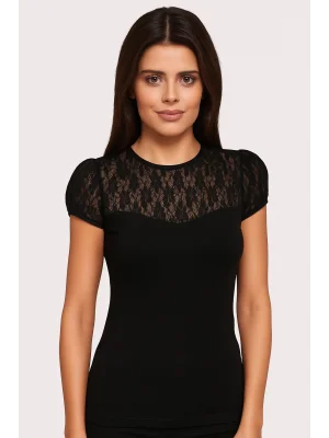 8017 BAYAN BİSİKLET YAKA KISA KOL ELASTANE