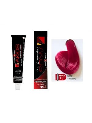 Akos Strawberry Red Hair Dye 7.52 1 Piece + 1 Piece Oxidant