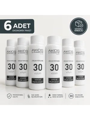Akos Krem Peroksit 30 Volüm %9 60ML-10 Adet