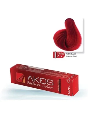 Akos Hair Dye Fire Red 7.66
