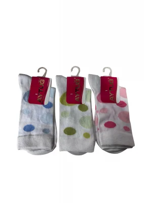 Aytuğ Puanlı Bayan Soket Çorabı 3 ADET 30317