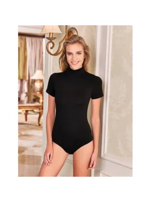 Clear 2054 Lycra Fisherman Collar Half Sleeve Snap Body