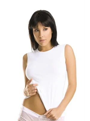 Clear Womens Sleeveless Bodysuit 2131
