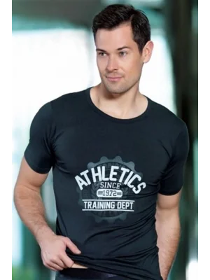 Clear Mens Athletic Printed T-shirt 1036