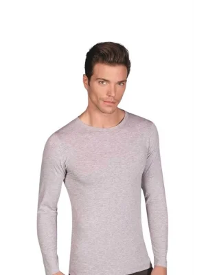 Berrak Erkek Likralı Süprem Uzun Kol Bisiklet Yaka Badi 1025