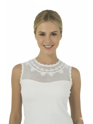 Berrak Göğüsü Tüllü Bluz 2633