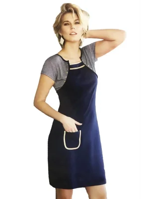 Clear Womens Pocket Dress 2687