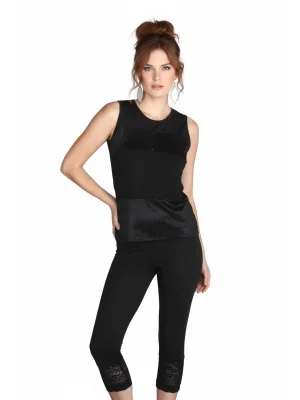 Clear Womens Laced Leggings Set 2656