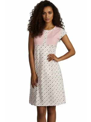 Clear Womens Ecru Color Nightgown Code 138