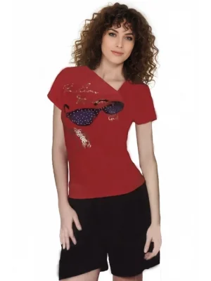 Clear Womens Sunglasses Print Shorts Set 2450