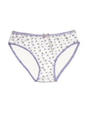 Berrak Kadın için Beyaz Kurdele Detaylı Bikini Kod 11104