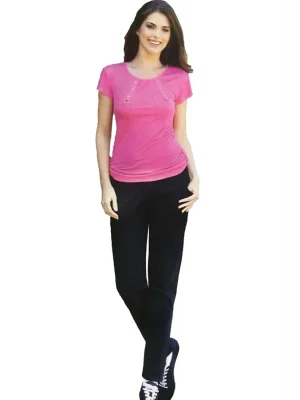 Berrak Kadın için Pijama Takımı Fuşya Renk 5421