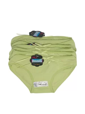 Clear Girl Bikini Panties 6 pcs 2580 1-2 years green