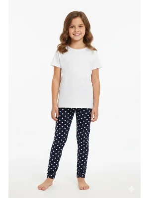 Berrak Kız Puantiyeli Tayt 2594