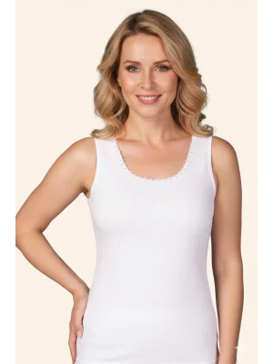 Berrak Papatyalı Ribana Geniş Askı Kadın Atleti 2020