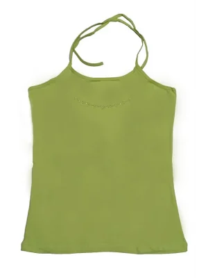 Boyundan Bağlamalı Taş İşlemeli Atlet