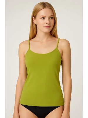 Boyundan Bağlamalı Taş İşlemeli Atlet