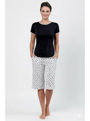 Çiçek Baskılı Kaprili Takımı B453