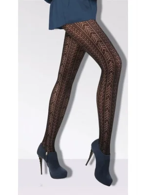 Daymod Kadın Amatista Micro File Desenli Külotlu Çorap