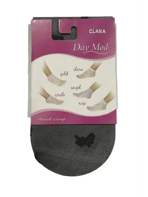 Daymod Kadın Desenli Soket Beyaz