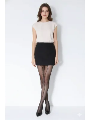 Daymod Kadın Pırlanta Simli Külotlu Çorap