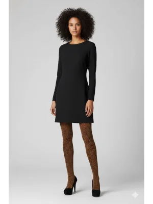 Daymod Leopar Kadın Külotlu Çorap