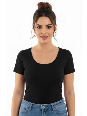 Dorya V-Neck Short Sleeve Tank Top 1076