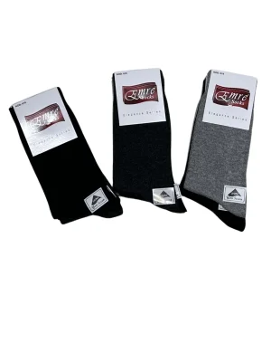 Emre Garson Boy Likralı Erkek Çorabı Asorti renk 37-40 Numara Ayak İçin 10 ADET