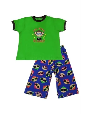 Boys Patterned Capri Set 1-2 Years