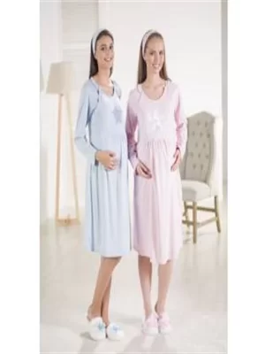 Estiva Soft Penye Lohusa Gecelik 17381