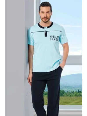 Hmd Erkek Kısa Kollu Pijama Takmı 30026