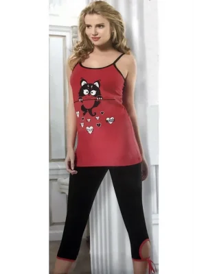 HMD Womens Strappy Leggings Set 60008