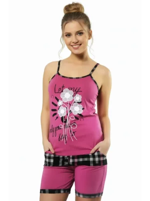 HMD Womens Printed Shorts Set 40014