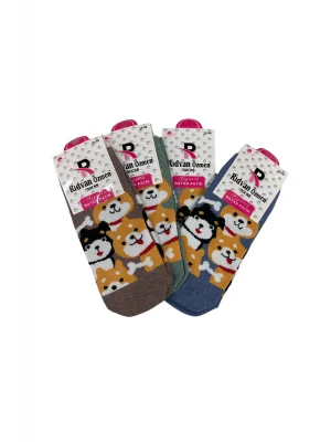 Kadın Figürlü Patik Çorap 4 Adet