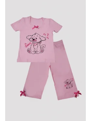 Kız Baskılı Pijama Takımı