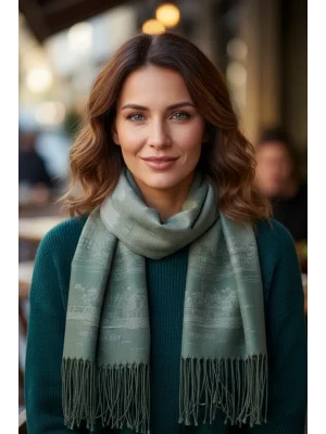 Mısırlı Goblen Şal Desen 7