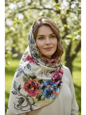 Egyptian Polyester Scarf Pattern 12