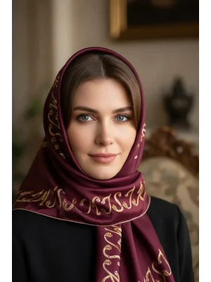 Egyptian Polyester Scarf Pattern 16